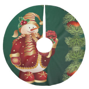 Saia Para Árvore De Natal De Poliéster Camisa de Natal