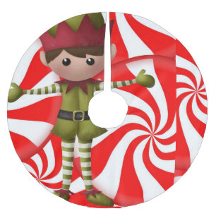 Saia Para Árvore De Natal De Poliéster Camisa de Natal