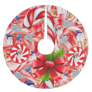 Saia Para Árvore De Natal De Poliéster Camisa de Natal