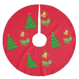 Saia Para Árvore De Natal De Poliéster Camisa de Natal