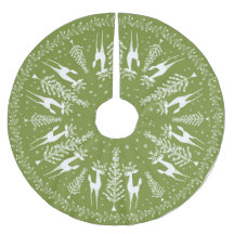 CAMISA DE NATAL MCM OLIVE E BRANCO