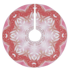 Saia Para Árvore De Natal De Poliéster Camisa decorativa rosa