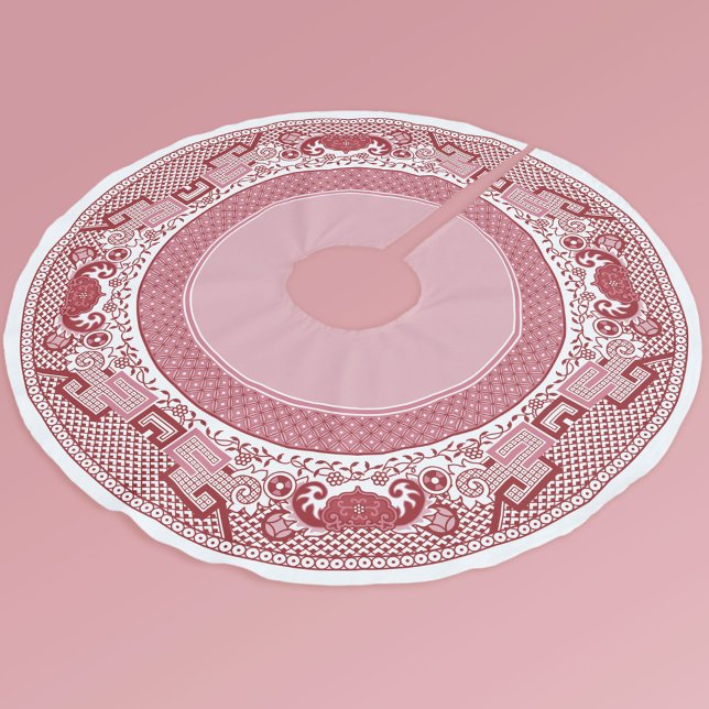 Saia Para Árvore De Natal De Poliéster Camisa Vermelha Selvagem (Criador carregado)