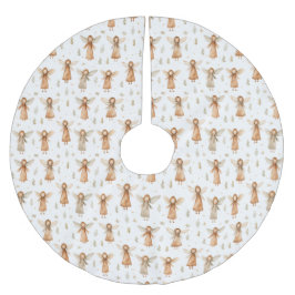 Saia Para Árvore De Natal De Poliéster Camisola de cor neutra do feirado de inverno