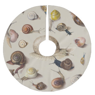 Saia Para Árvore De Natal De Poliéster Caracóis de Gastropodo de Pet de Slug de Jardim da