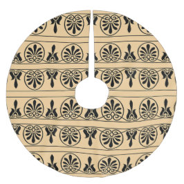 Saia Para Árvore De Natal De Poliéster Castanho árabe grego mediterrânico