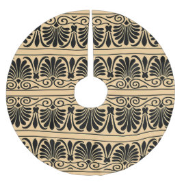 Saia Para Árvore De Natal De Poliéster Castanho árabe mediterrânico grego