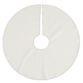 Saia Para Árvore De Natal De Poliéster Chic elegante e sólido creme leve minimalista