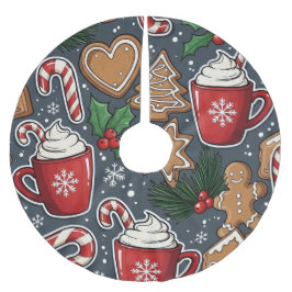 Saia Para Árvore De Natal De Poliéster Christmas