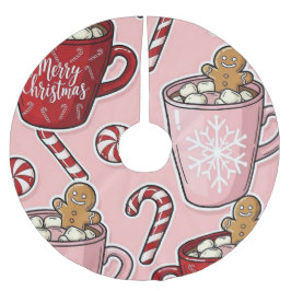 Saia Para Árvore De Natal De Poliéster Christmas