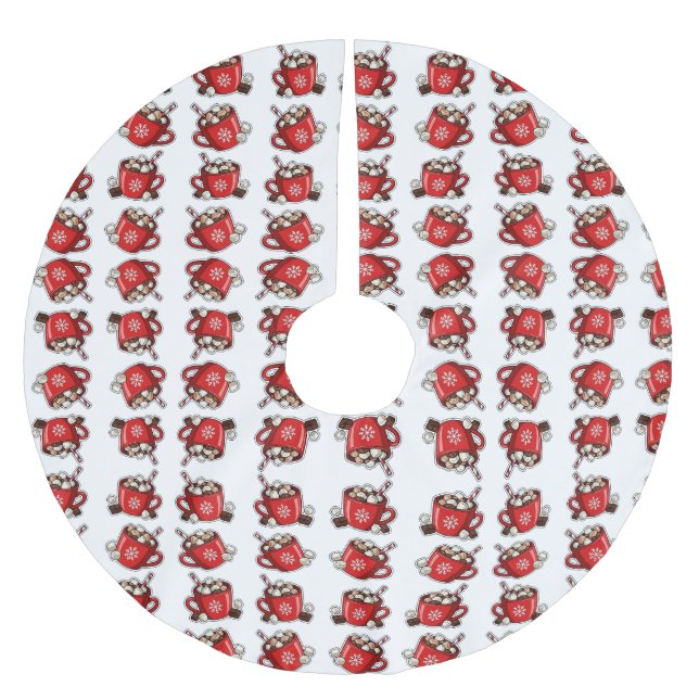 Saia Para Árvore De Natal De Poliéster Christmas (Frente)