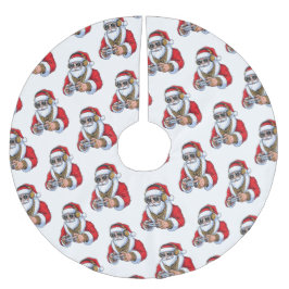 Saia Para Árvore De Natal De Poliéster Christmas