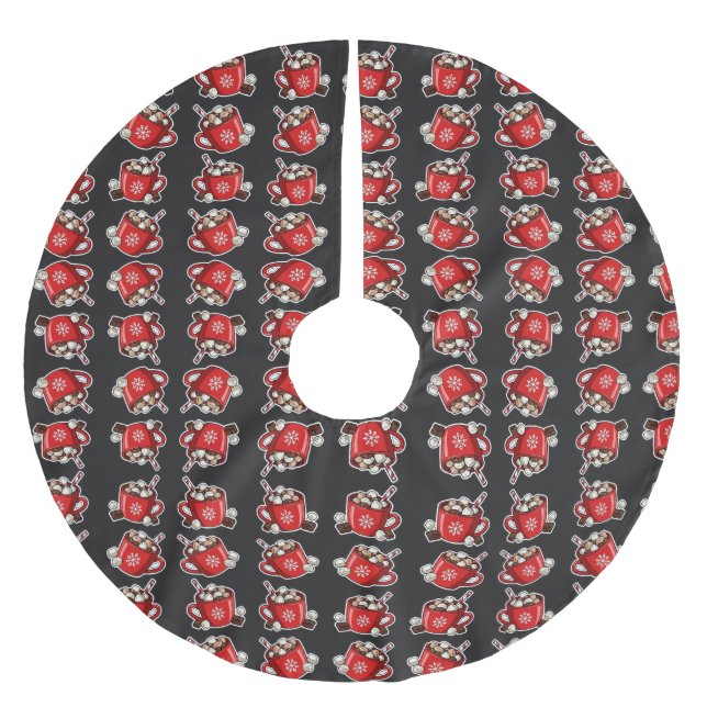 Saia Para Árvore De Natal De Poliéster Christmas (Frente)