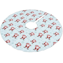 Saia Para Árvore De Natal De Poliéster Christmas Elements Santa Claus 