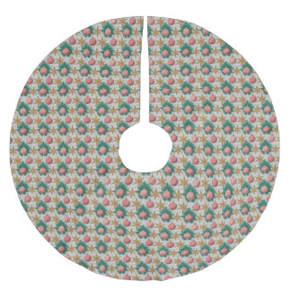 Saia Para Árvore De Natal De Poliéster Christmas Pattern Tree Skirt