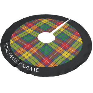 Saia Para Árvore De Natal De Poliéster Clan Buchanan Tartan