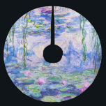 Saia Para Árvore De Natal De Poliéster Claude Monet - Lírios/Ninfas 1919<br><div class="desc">Lírios/Ninfas (W.1852) - Claude Monet,  Petróleo na Canvas,  1916-1919</div>