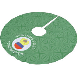 Saia Para Árvore De Natal De Poliéster Colombiana Abuelita Angel para o Natal