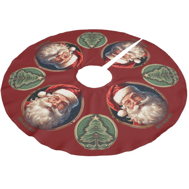 Saia Para Árvore De Natal De Poliéster Como Felicidade (Inclinado)