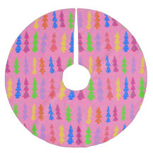 Cor-de-rosa Pop da árvore de Natal colorida