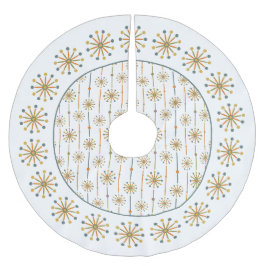 Saia Para Árvore De Natal De Poliéster Cores Personalizadas de Faixa de Estribo do meio s