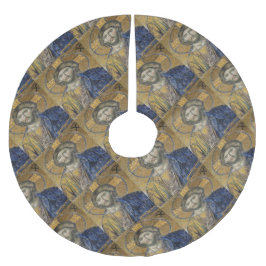 Saia Para Árvore De Natal De Poliéster Cristo Pantocrator Islâmico Icônico Religioso Roma