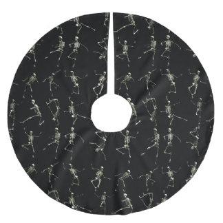 Saia Para Árvore De Natal De Poliéster Danse Macabre