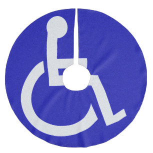 Saia Para Árvore De Natal De Poliéster Deficientes