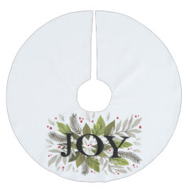 Saia Para Árvore De Natal De Poliéster Desenho de Coroa Florestal - Tapete de Natal para 