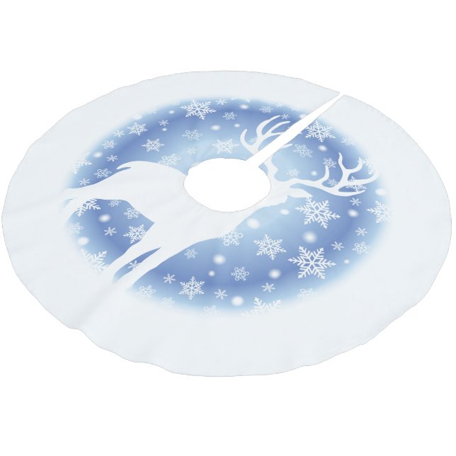 Saia Para Árvore De Natal De Poliéster Deterrador de Árvore Feriada (Inclinado)