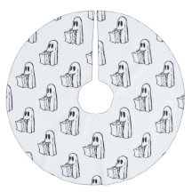Dia das Bruxas, Fantasma Branco Fofo, Doce ou Trav