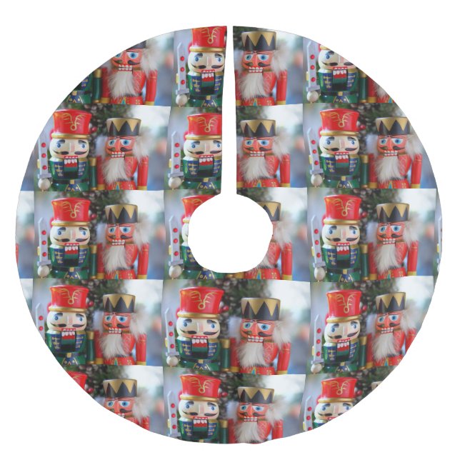 Saia Para Árvore De Natal De Poliéster Dois malucos (Frente)