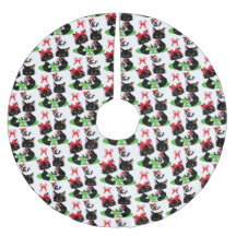 DOIS PEQUENOS KITTENS NEGROS COM ARCOS NO CABELO