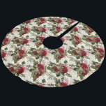 Saia Para Árvore De Natal De Poliéster Dragões e Rosas<br><div class="desc">Dragões e Rosas</div>