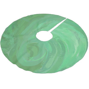 Saia Para Árvore De Natal De Poliéster Emerald Cream