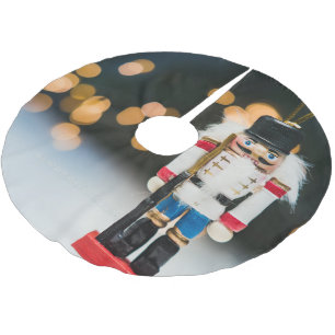 Saia Para Árvore De Natal De Poliéster Enfeite de piratas artísticas de Natal SlipperyJo