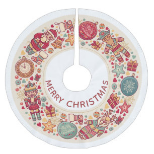 Saia Para Árvore De Natal De Poliéster Enfeites de natal escandinavos Camisa