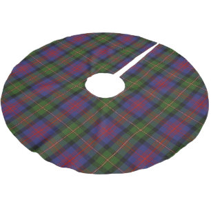 Saia Para Árvore De Natal De Poliéster Escocês Clan MacLennan Tartan