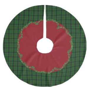 Saia Para Árvore De Natal De Poliéster Escocesa Elegante, Camisola de Xadrez Kincaid