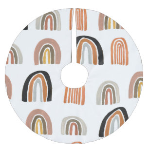 Saia Para Árvore De Natal De Poliéster Estilo Simples Pastel Rainbow Kids