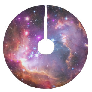 Saia Para Árvore De Natal De Poliéster Falln Angelic Galaxy