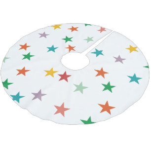 SAIA PARA ÁRVORE DE NATAL DE POLIÉSTER FELIZ AMOR JOY   NATAL COLORIDO