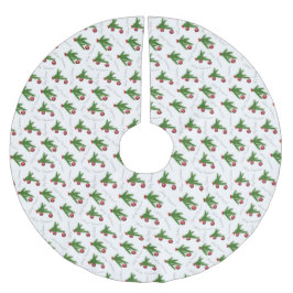 Saia Para Árvore De Natal De Poliéster Feliz Natal