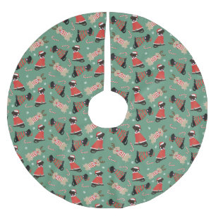 Saia Para Árvore De Natal De Poliéster Feliz Pawlidays Labrador Retriever Cães