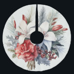 Saia Para Árvore De Natal De Poliéster Férias Vermelhas Brancas de Natal Elegantes<br><div class="desc">Frotas brancas de Natal Férias Vermelhas Feriados Elegantes Camiseiros de Poliéster Brutos. Único,  bonito,  na moda design. Fácil de ser personalizado. O estilo,  o tamanho e as cores da fonte podem ser alterados. Itens correspondentes disponíveis.</div>