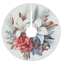 Férias Vermelhas Brancas de Natal Elegantes