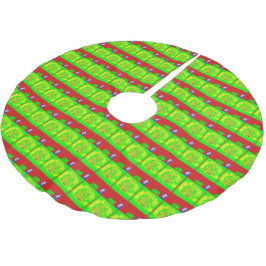 Saia Para Árvore De Natal De Poliéster Festivo Feliz Árvore de Natal