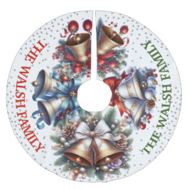 Saia Para Árvore De Natal De Poliéster Fios de Natal Penteados Peles de Árvore de Poliést