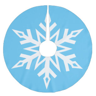 Saia Para Árvore De Natal De Poliéster Floco de neve n.o 5