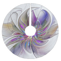Flor de Arte Abstrato, Enérgica e Colorida